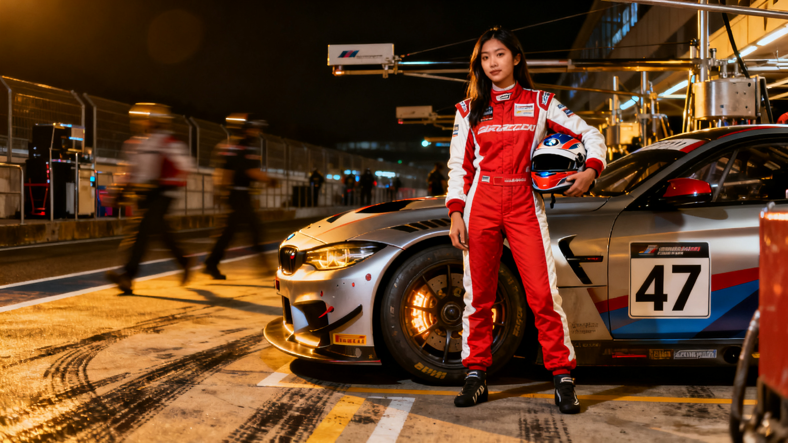 Jena Park racing action